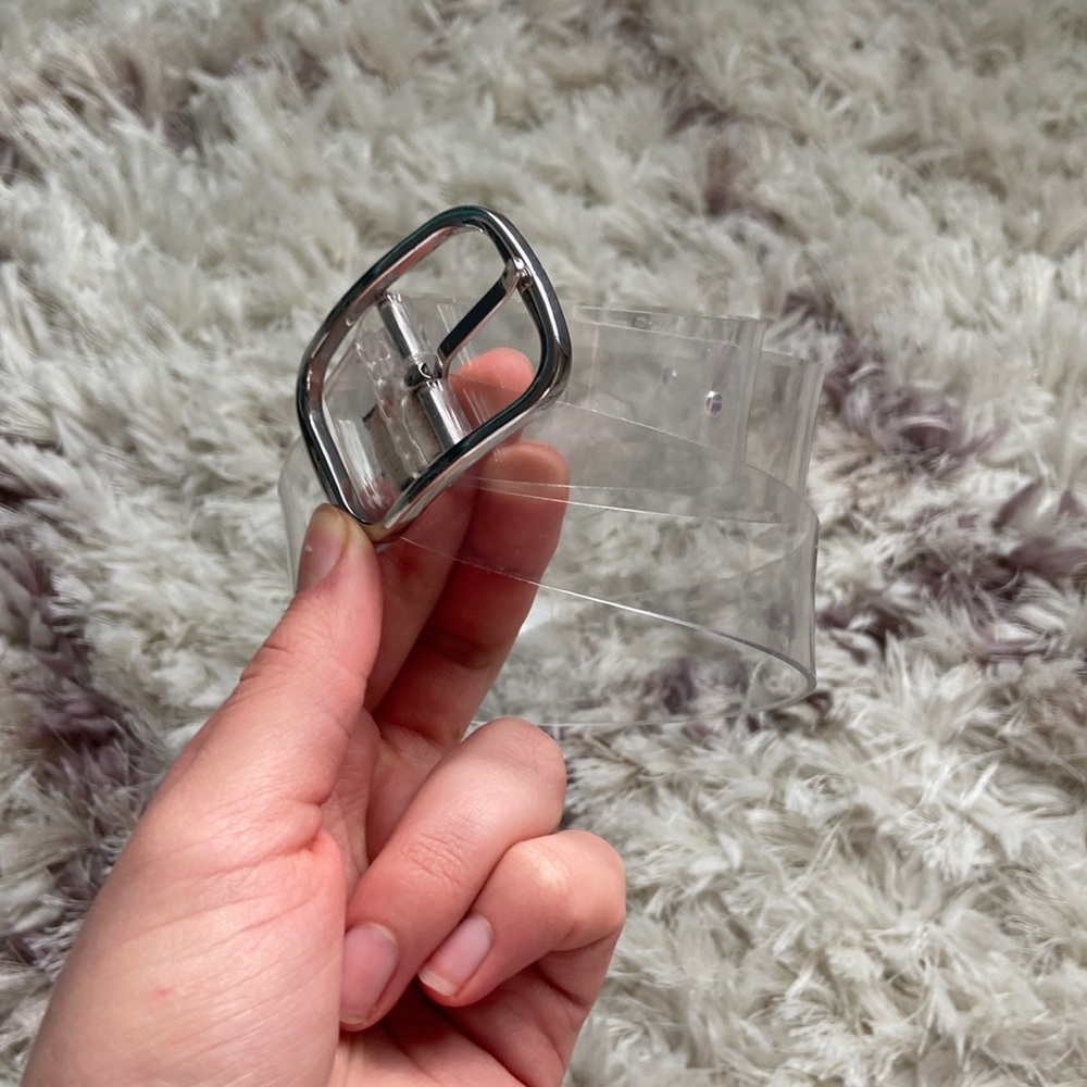 Clear brandy Melville belt